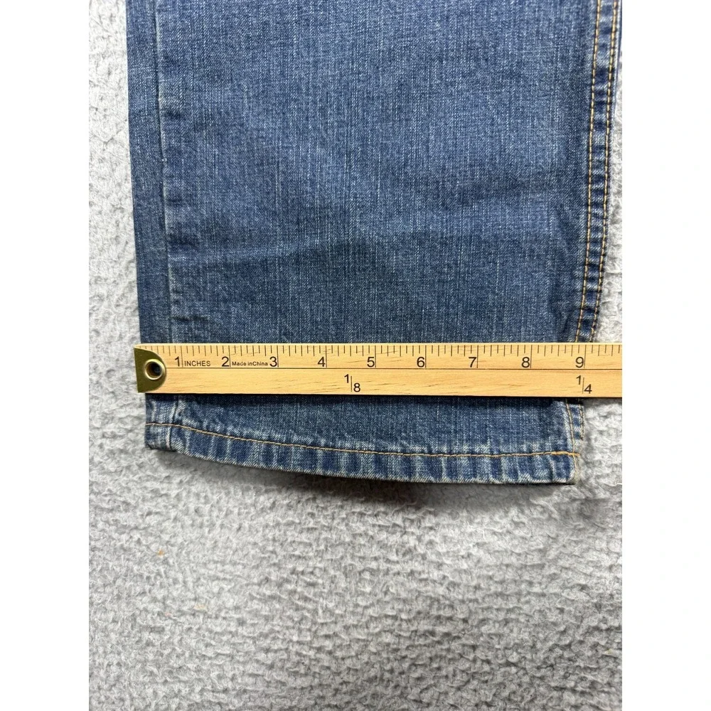 NEW Perry Ellis America 429 Medium Stone Wash Straight Leg jeans Mens 32 x 32